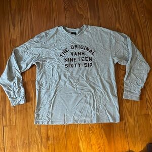 Vans XL long sleeve tee